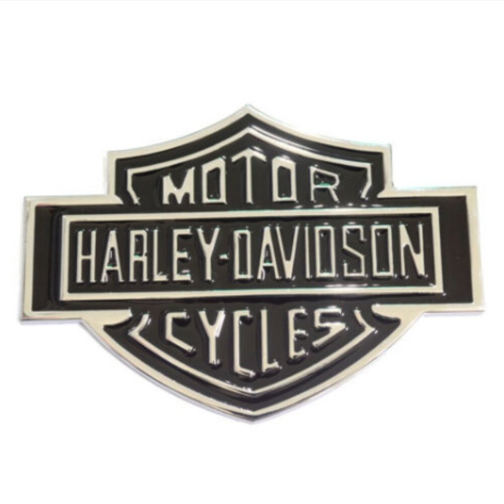 One HARLEY DAVIDSON Bar and Shield Metal Emblem 5.6 CM  Wide X 4.5…